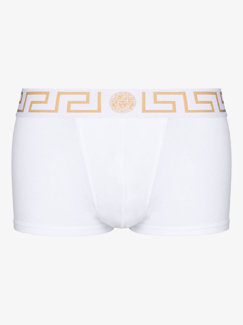 Medusa Greek Key Waistband Boxer Shorts