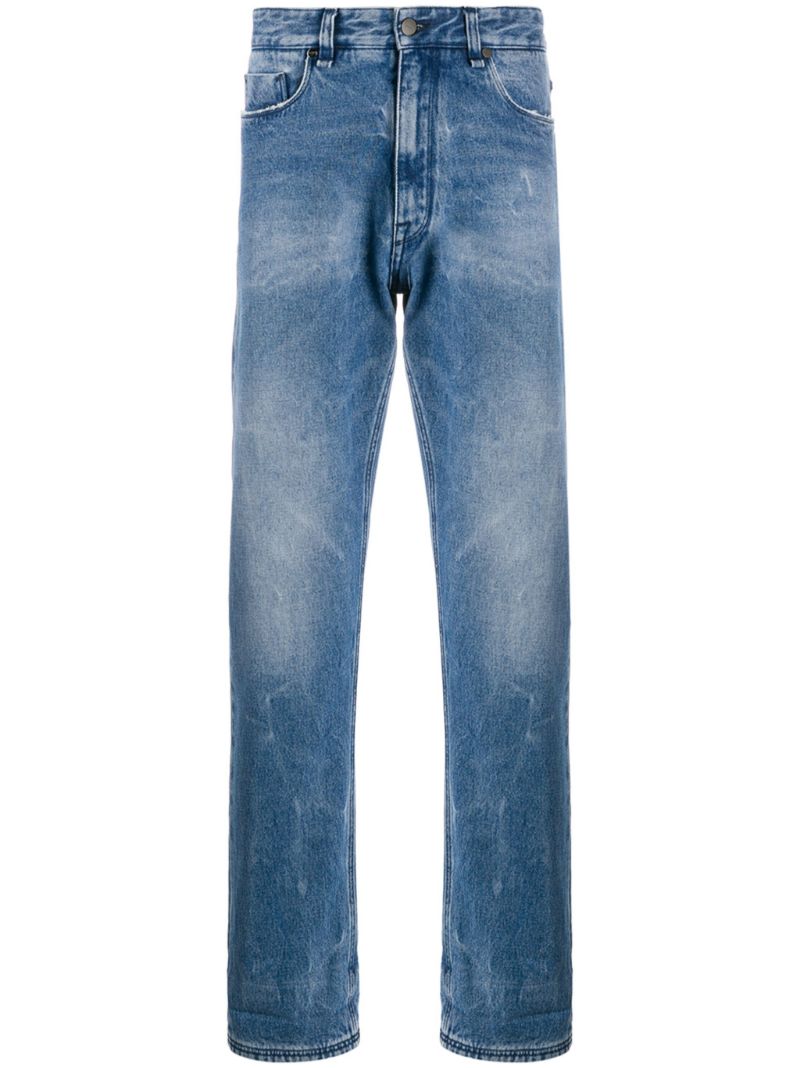 Ff Logo Turn-up Jeans