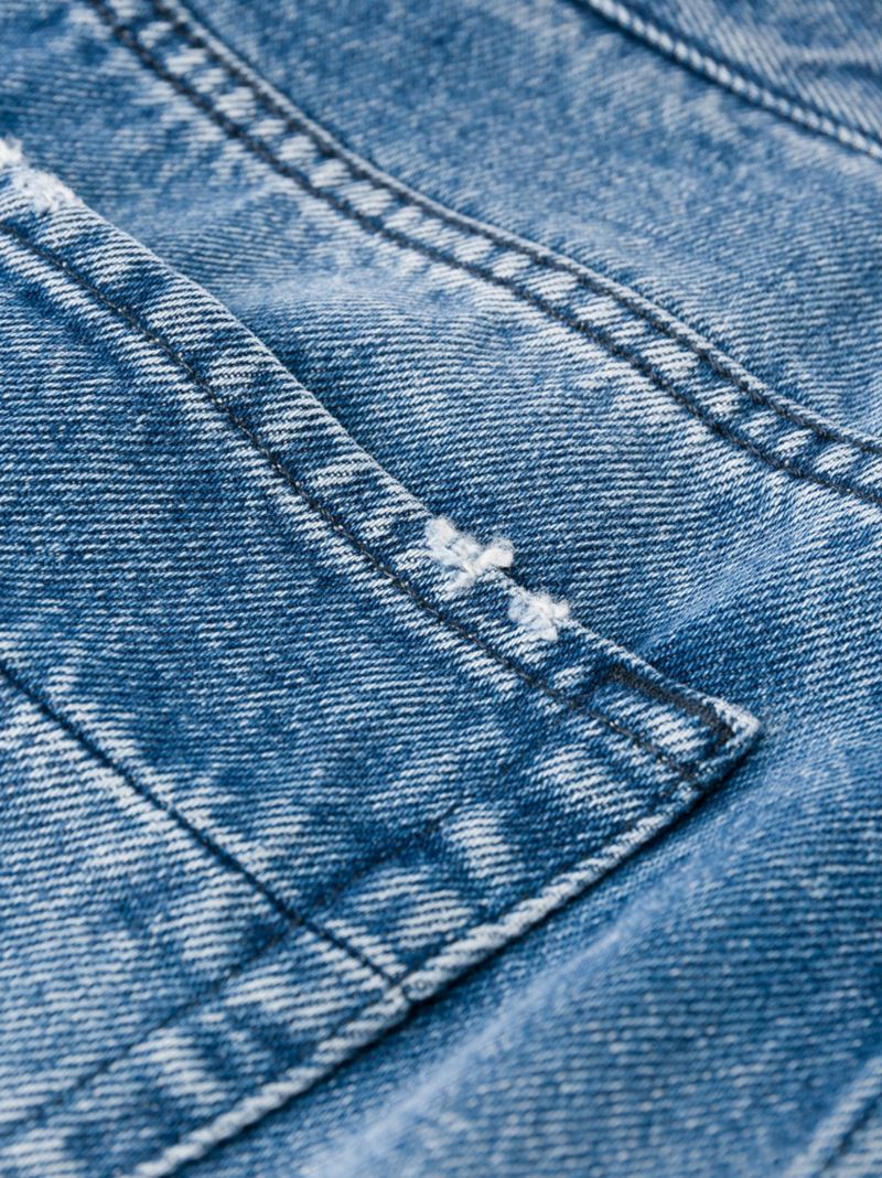 Ff Logo Turn-up Jeans