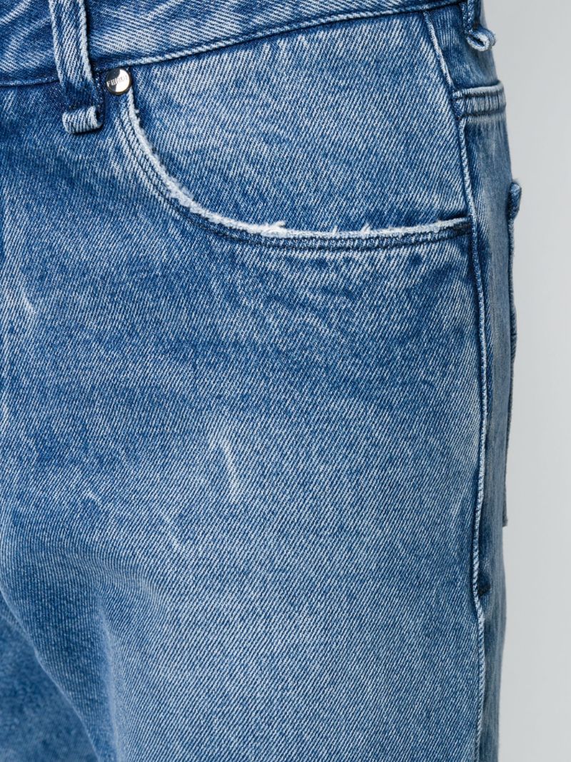 Ff Logo Turn-up Jeans