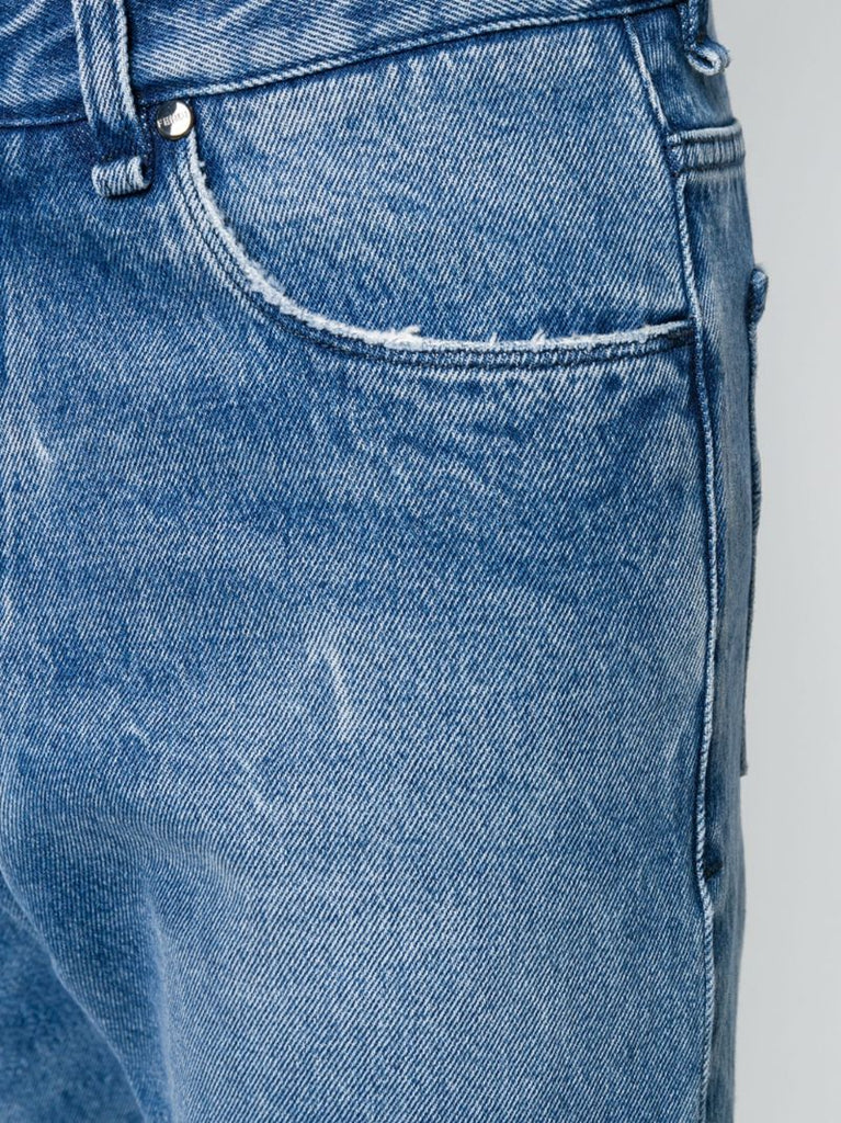 Ff Logo Turn-up Jeans