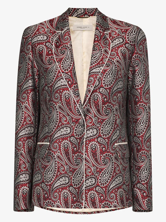 Venice Paisley Single-breasted Blazer