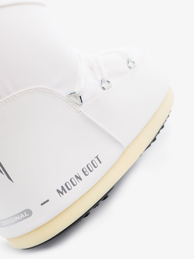 White Icon Nylon Boots