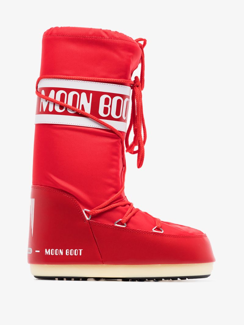Red Classic Icon Snow Boots