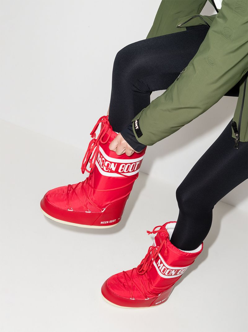 Red Classic Icon Snow Boots