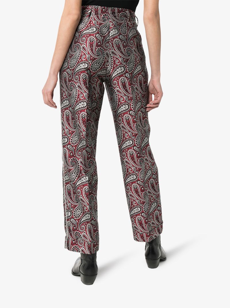 Sally Straight Leg Paisley Trousers