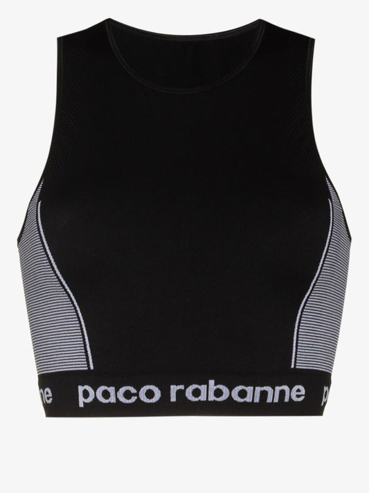 Logo Panelled Sports Bra