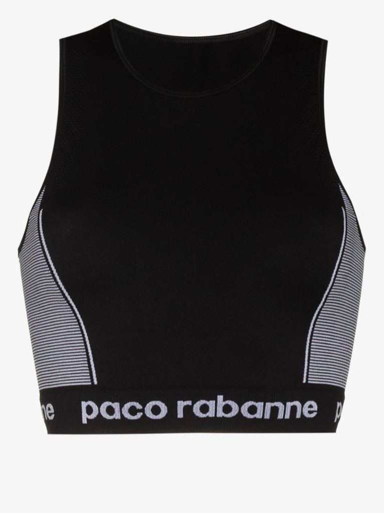 Logo Panelled Sports Bra