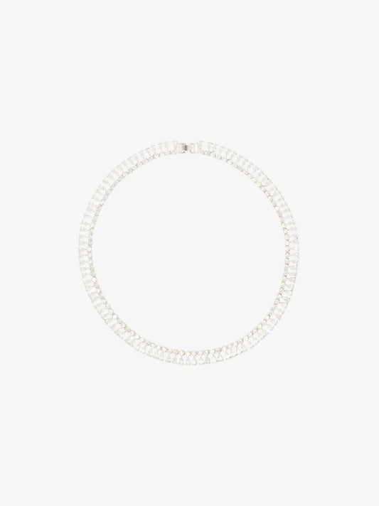 Silver-plated Nostalgia Tassel Choker