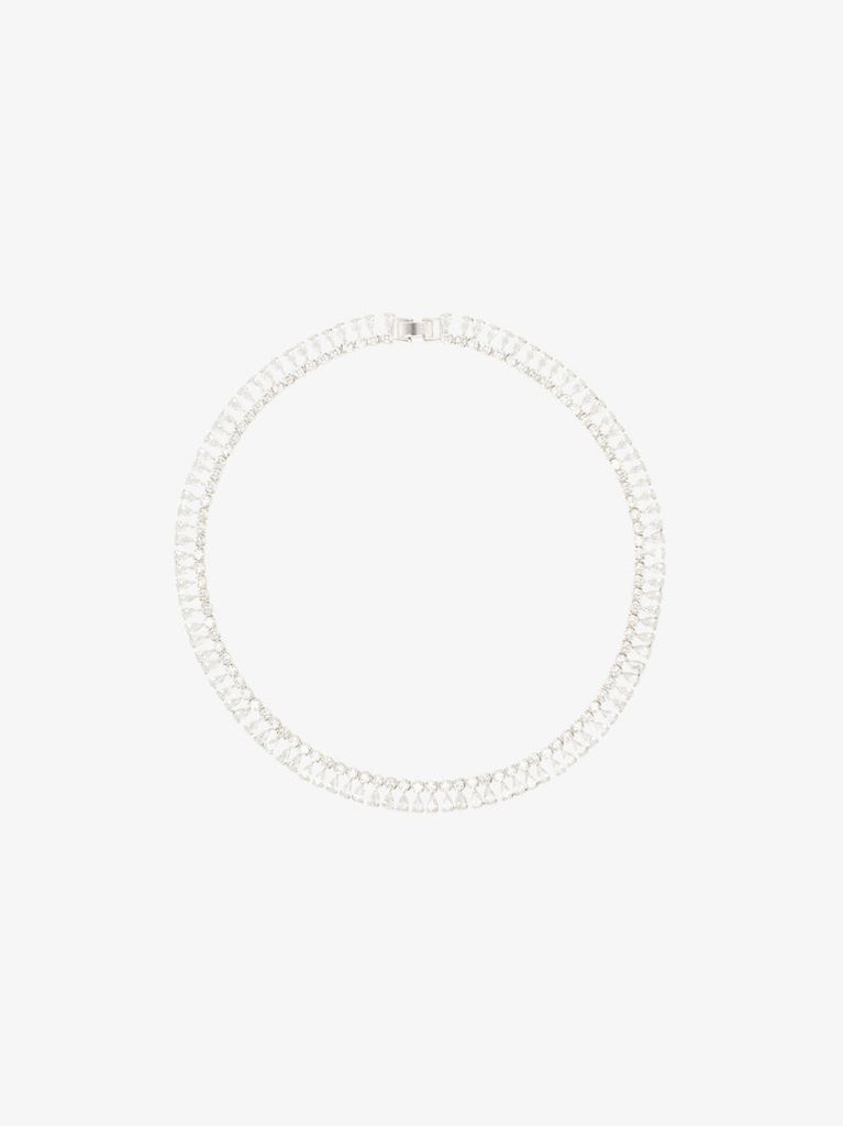 Silver-plated Nostalgia Tassel Choker