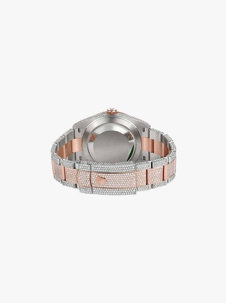Rolex Rose Gold Datejust 41 Diamond Watch