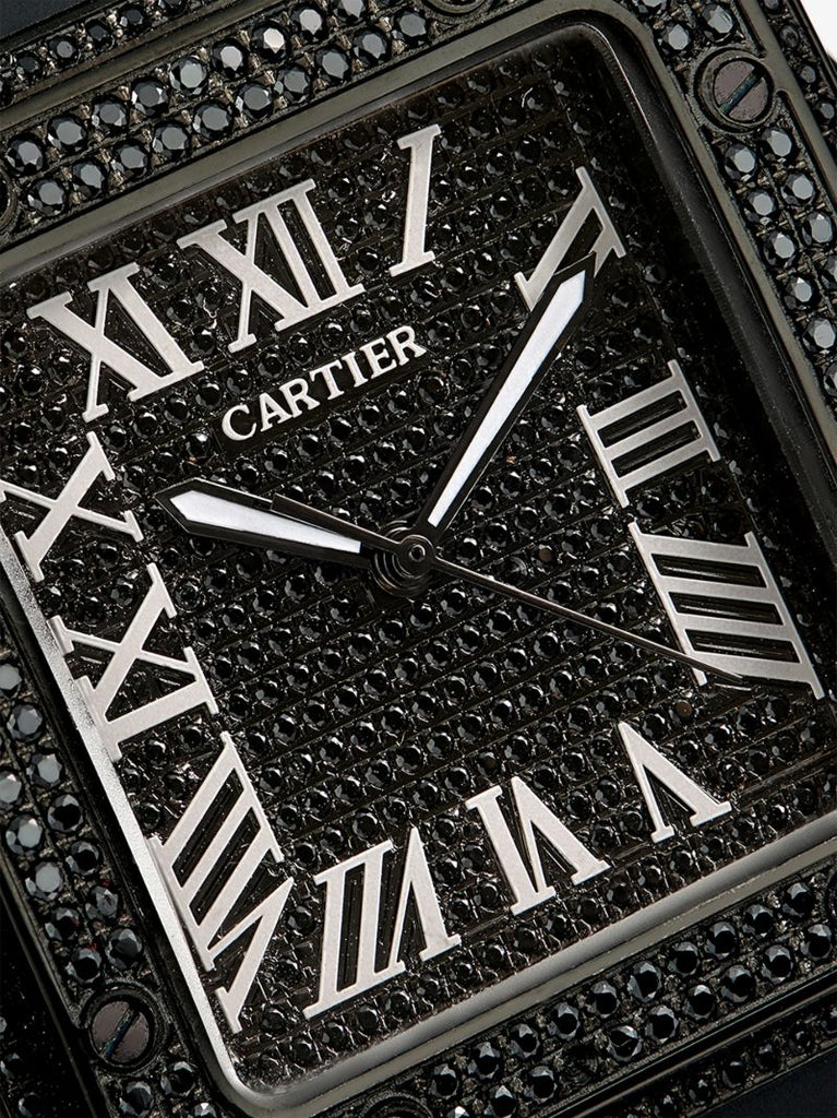 Vintage Cartier Santos Diamond Watch