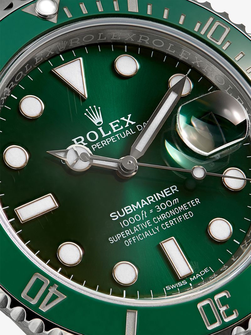 Vintage Stainless Steel Rolex Submariner Hulk Watch