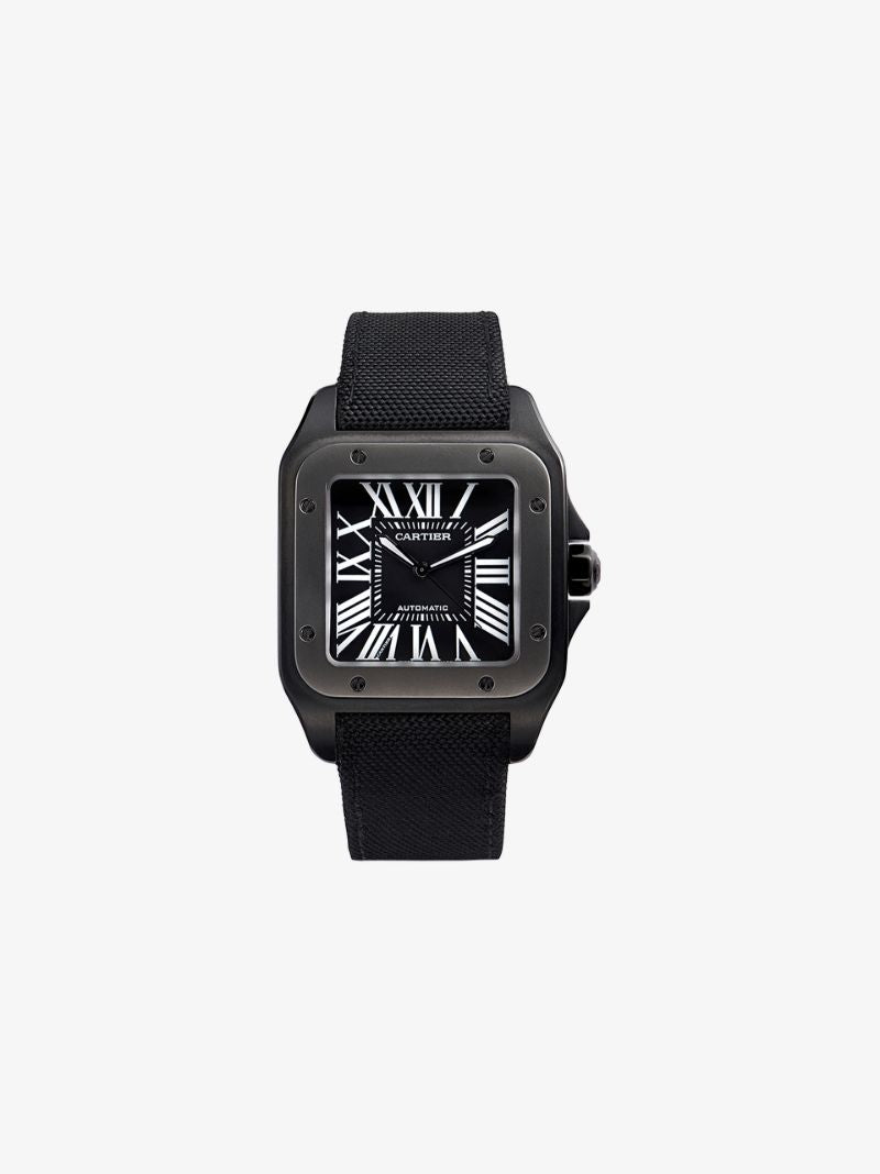 X Cartier White Gold Santos Xl 100 Watch