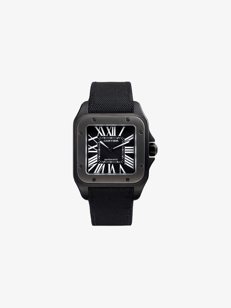 X Cartier White Gold Santos Xl 100 Watch