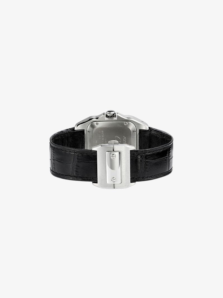 Customised Pre-owned Stainless Steel Cartier Santos 100 Watch