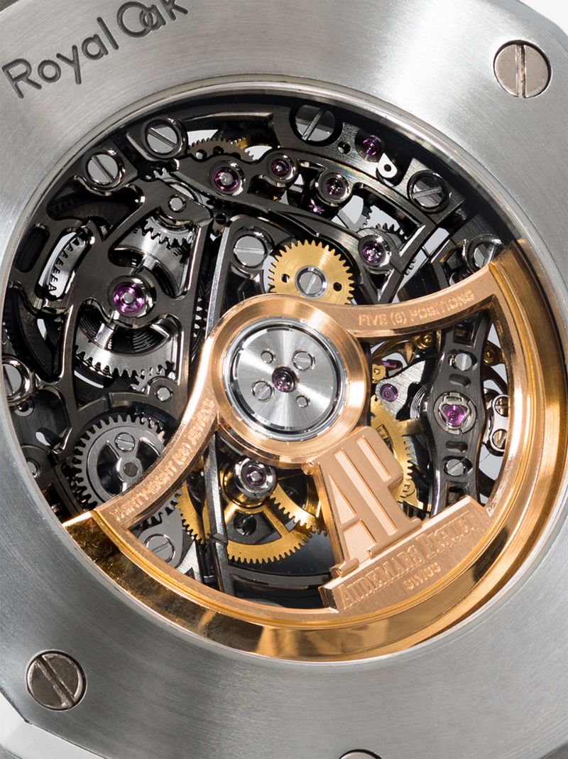 Vintage Audemars Piguet Royal Oak Skeleton Stainless Steel Watch