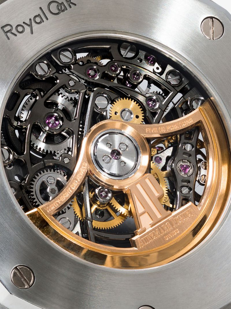Vintage Audemars Piguet Royal Oak Skeleton Stainless Steel Watch