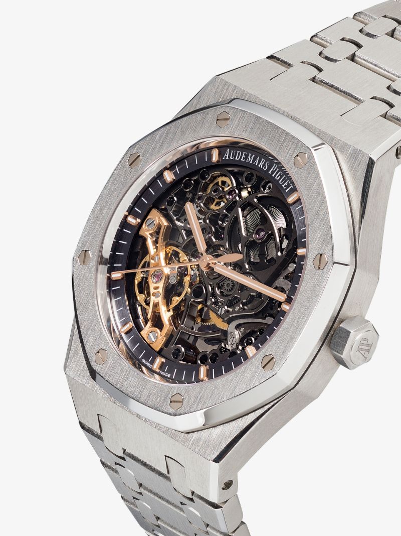 Vintage Audemars Piguet Royal Oak Skeleton Stainless Steel Watch
