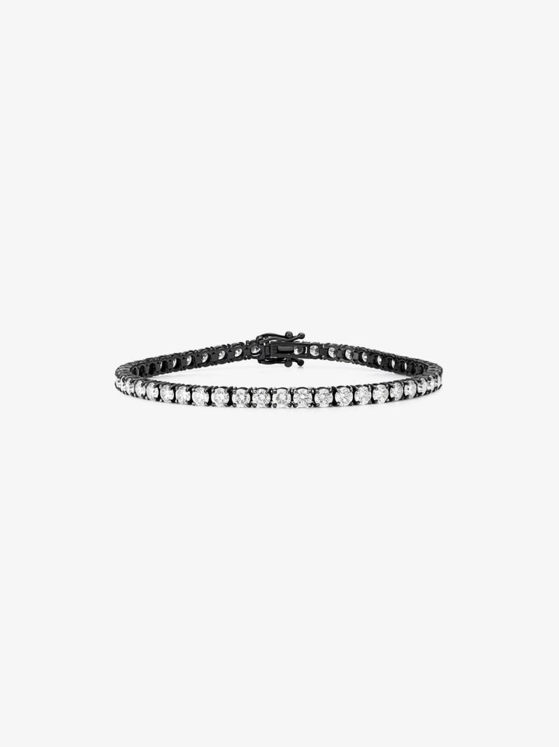 18k Black Gold Diamond Bracelet