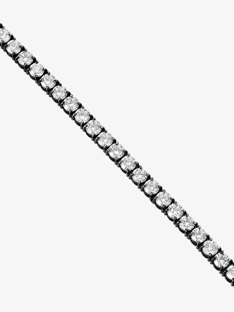 18k Black Gold Diamond Bracelet