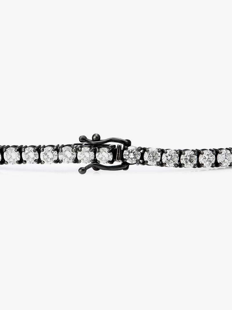 18k Black Gold Diamond Bracelet