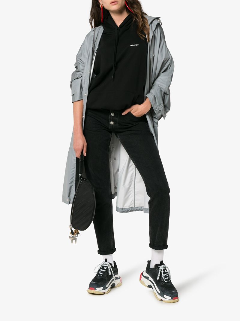 Black Triple S Sneakers