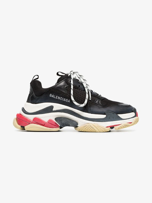 Black Triple S Sneakers