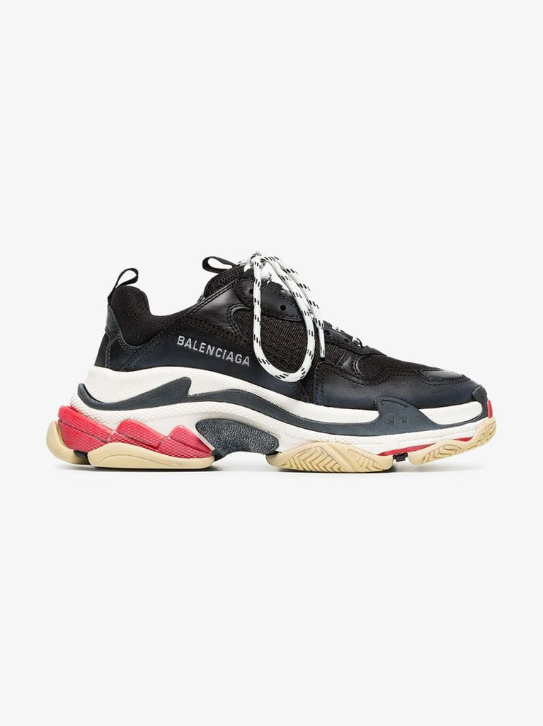 Black Triple S Sneakers