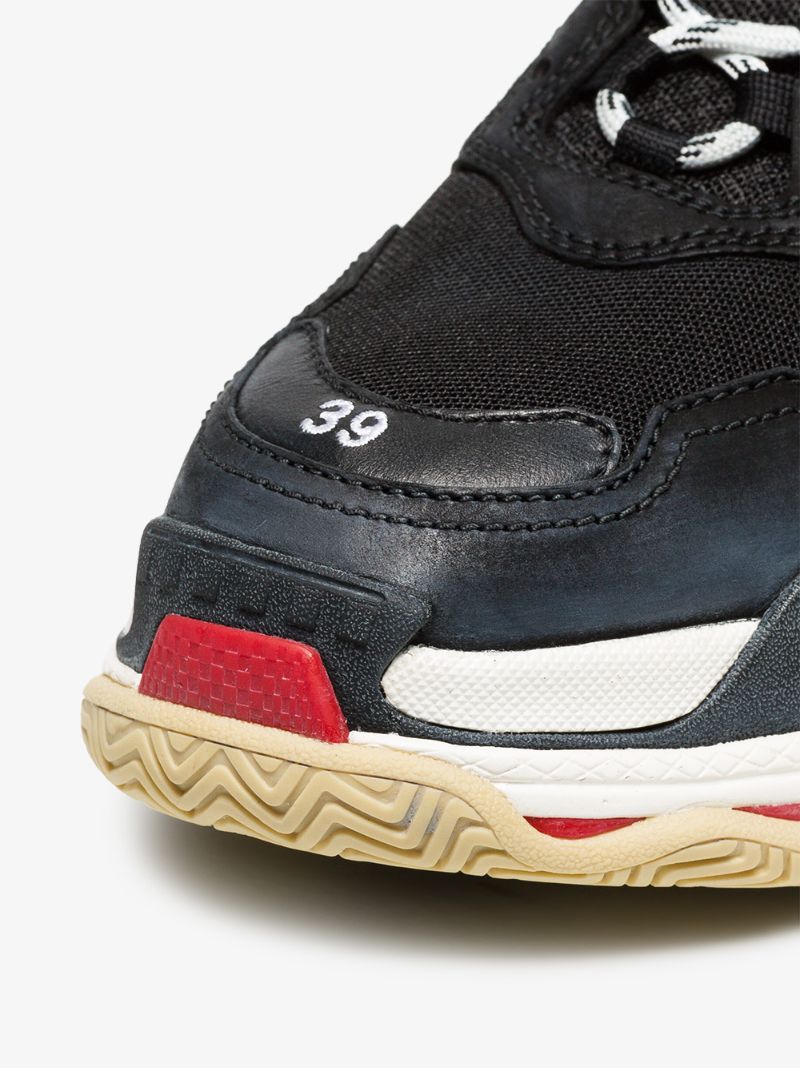 Black Triple S Sneakers