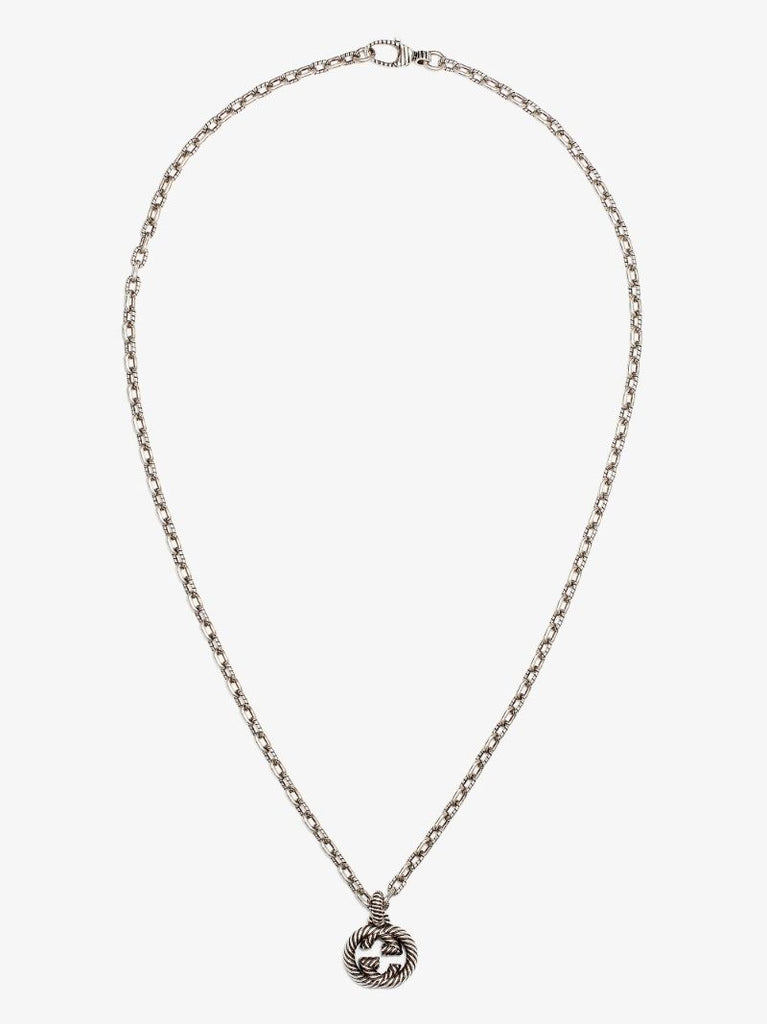 Sterling Silver Interlocking G Pendant Necklace