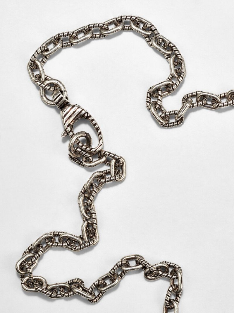 Sterling Silver Interlocking G Pendant Necklace