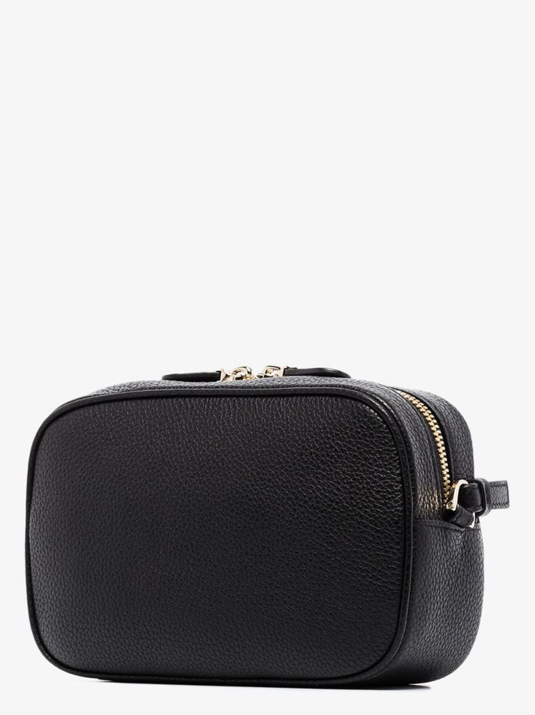Black Gancini Leather Camera Bag
