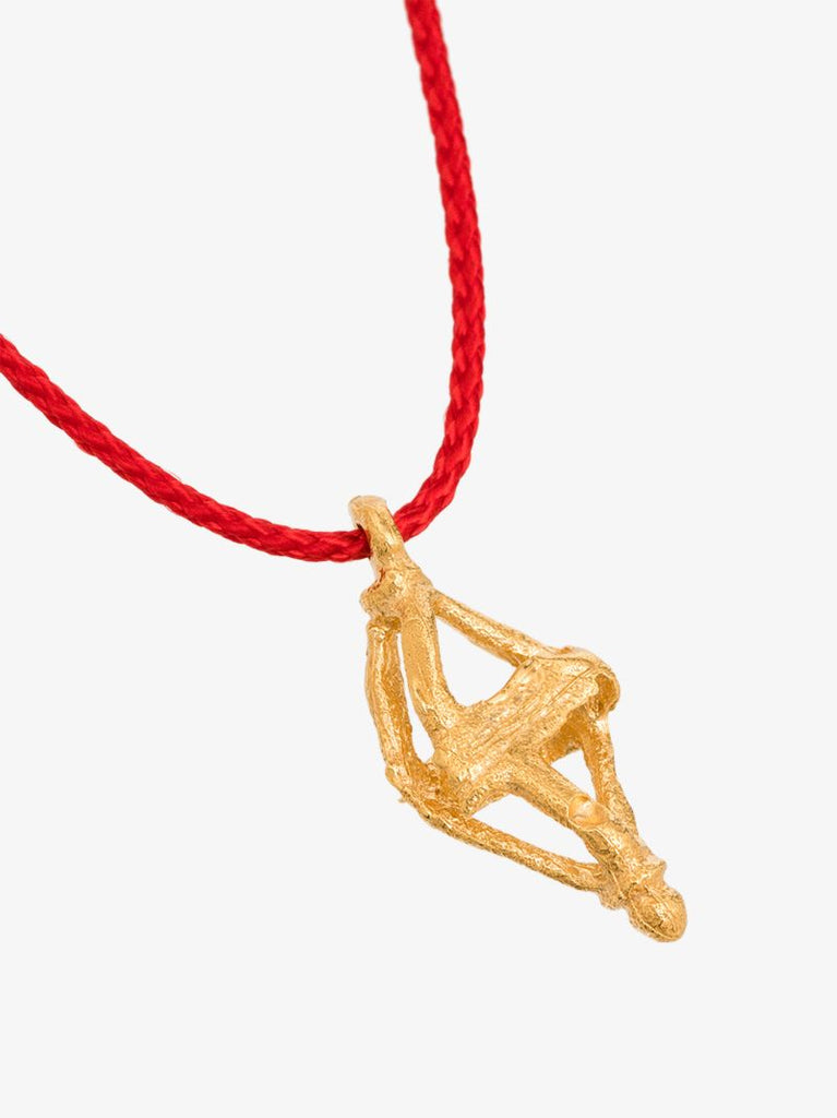 24k Gold-plated Painters Lantern Necklace