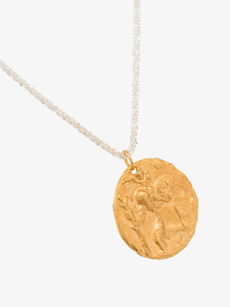 24k Gold-plated St Christopher Chapter Iii Necklace