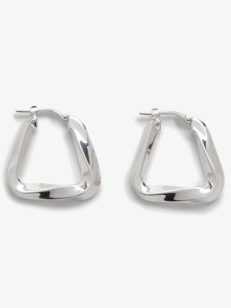 Sterling Silver Essentials Hoop Earrings
