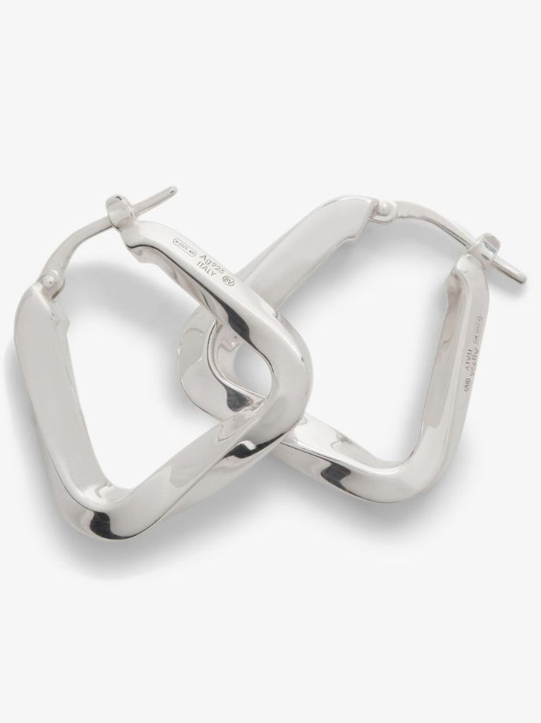 Sterling Silver Essentials Hoop Earrings