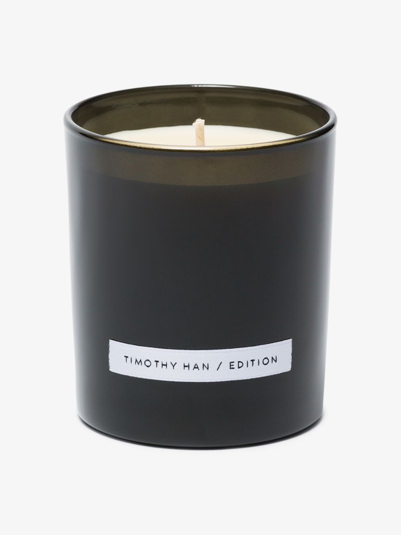 Black and White on the Road Candle