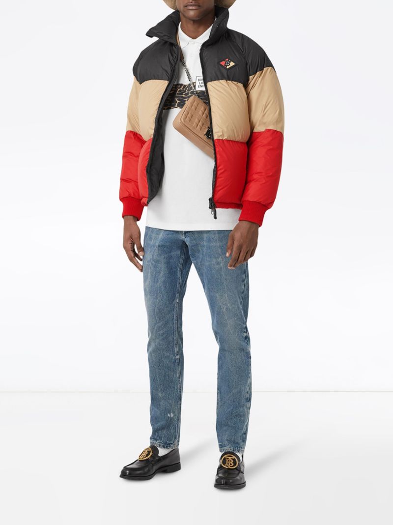 Branston Colour Block Puffer Jacket