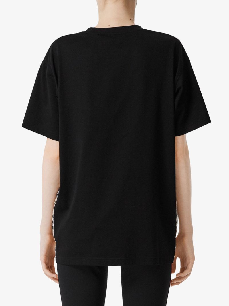 Vintage Check Panel T-shirt