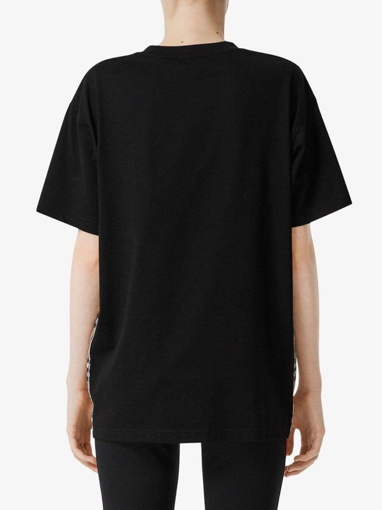 Vintage Check Panel T-shirt