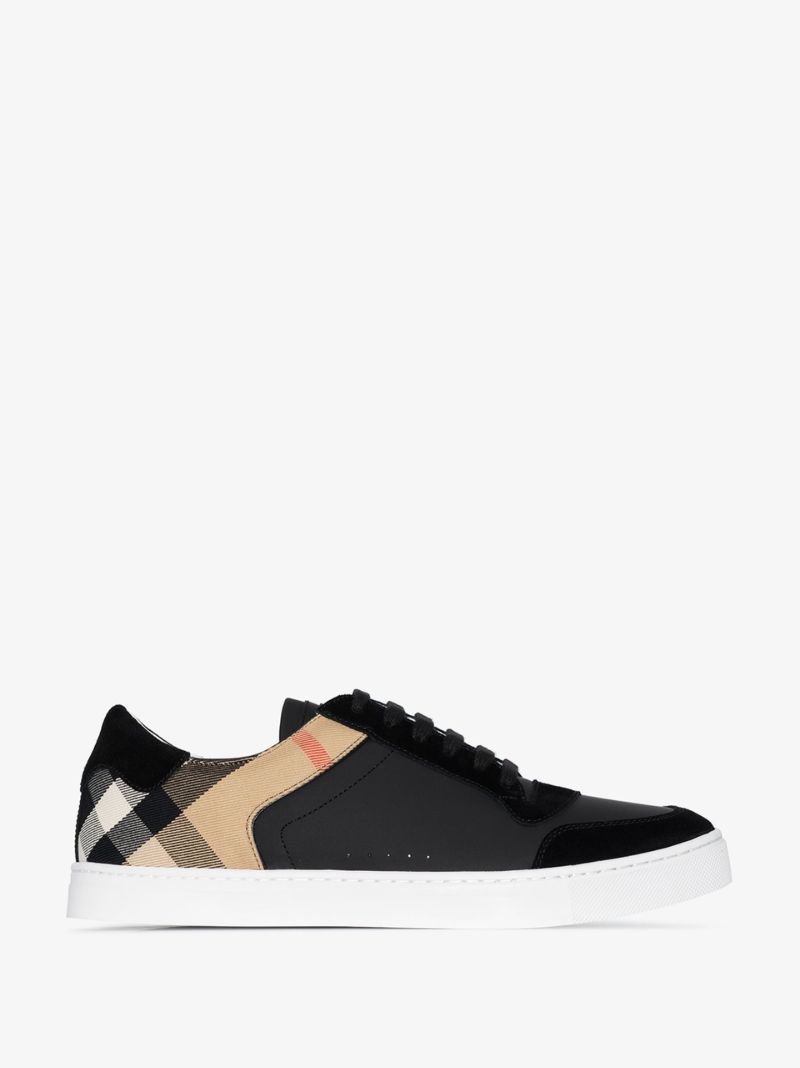 Black New Reeth Vintage Check Sneakers
