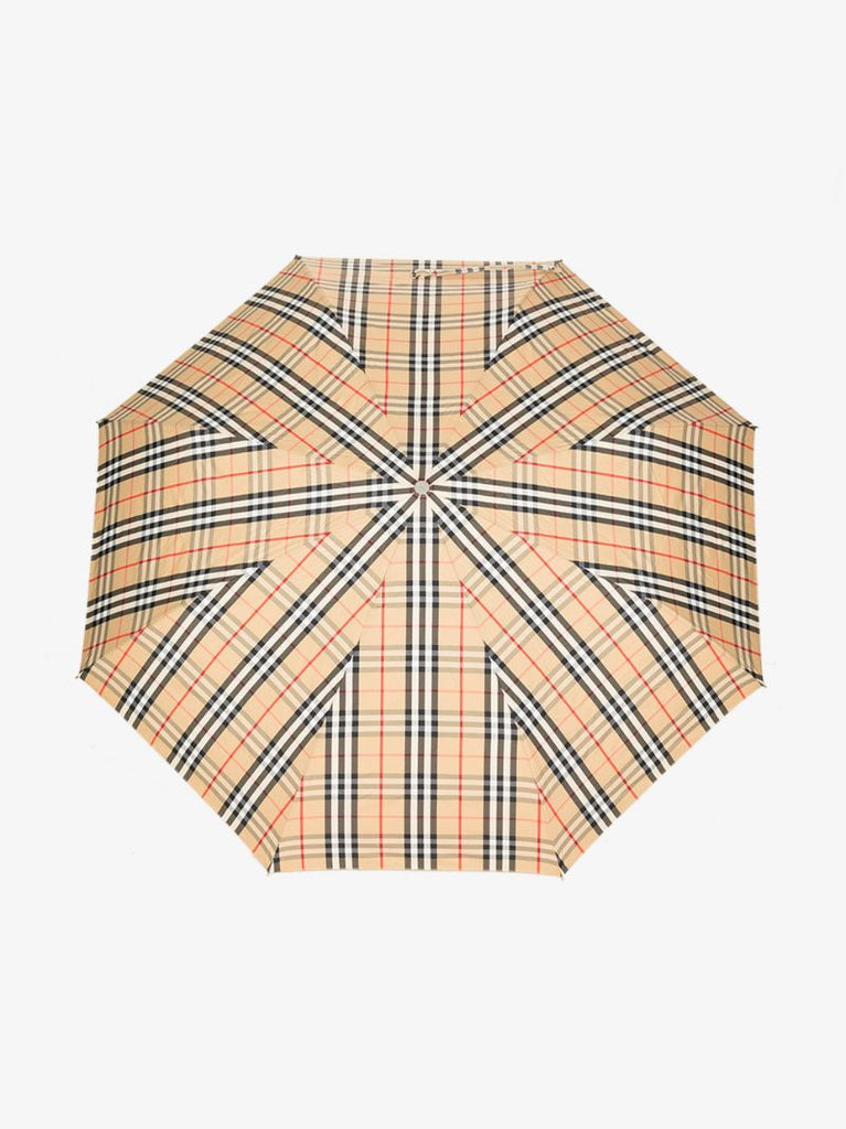 Brown Trafalgar Vintage Check Umbrella