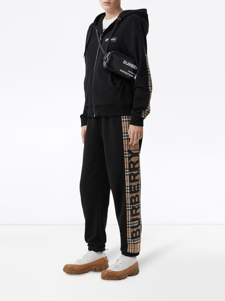 Raine Vintage Check Panel Track Pants