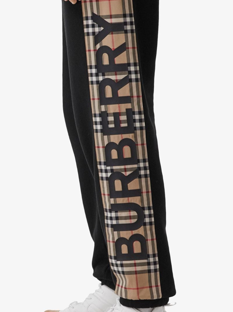 Raine Vintage Check Panel Track Pants