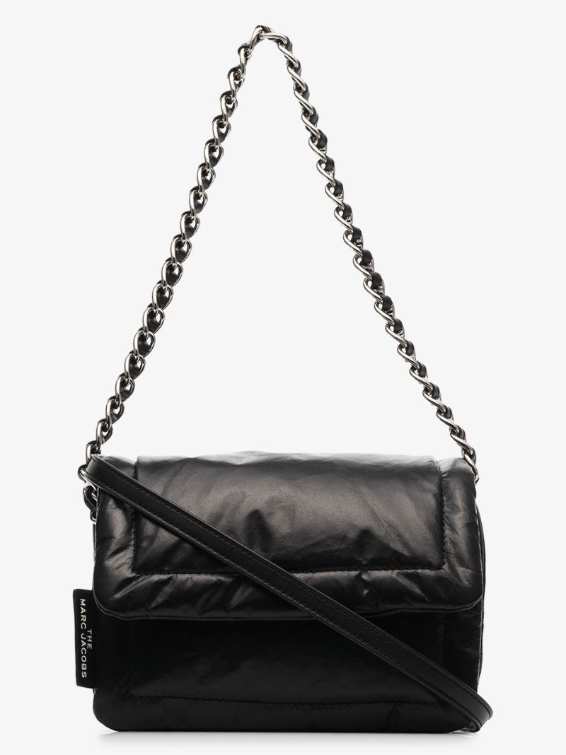 Black the Mini Pillow Leather Shoulder Bag