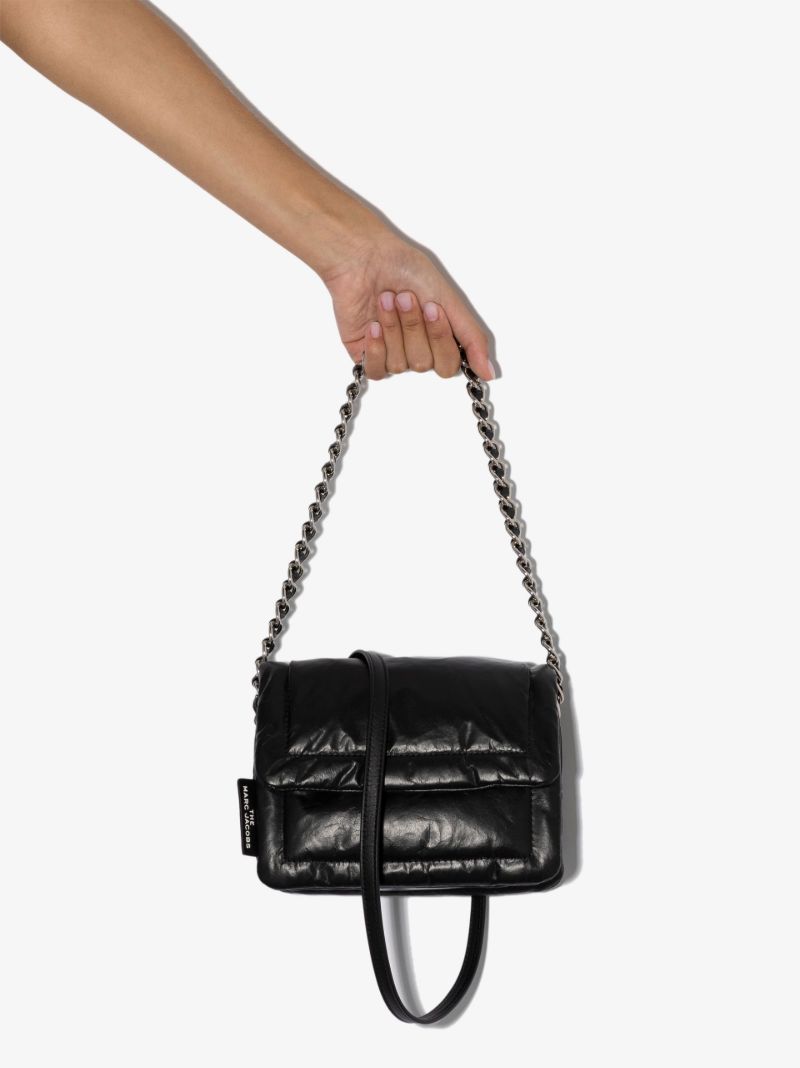 Black the Mini Pillow Leather Shoulder Bag