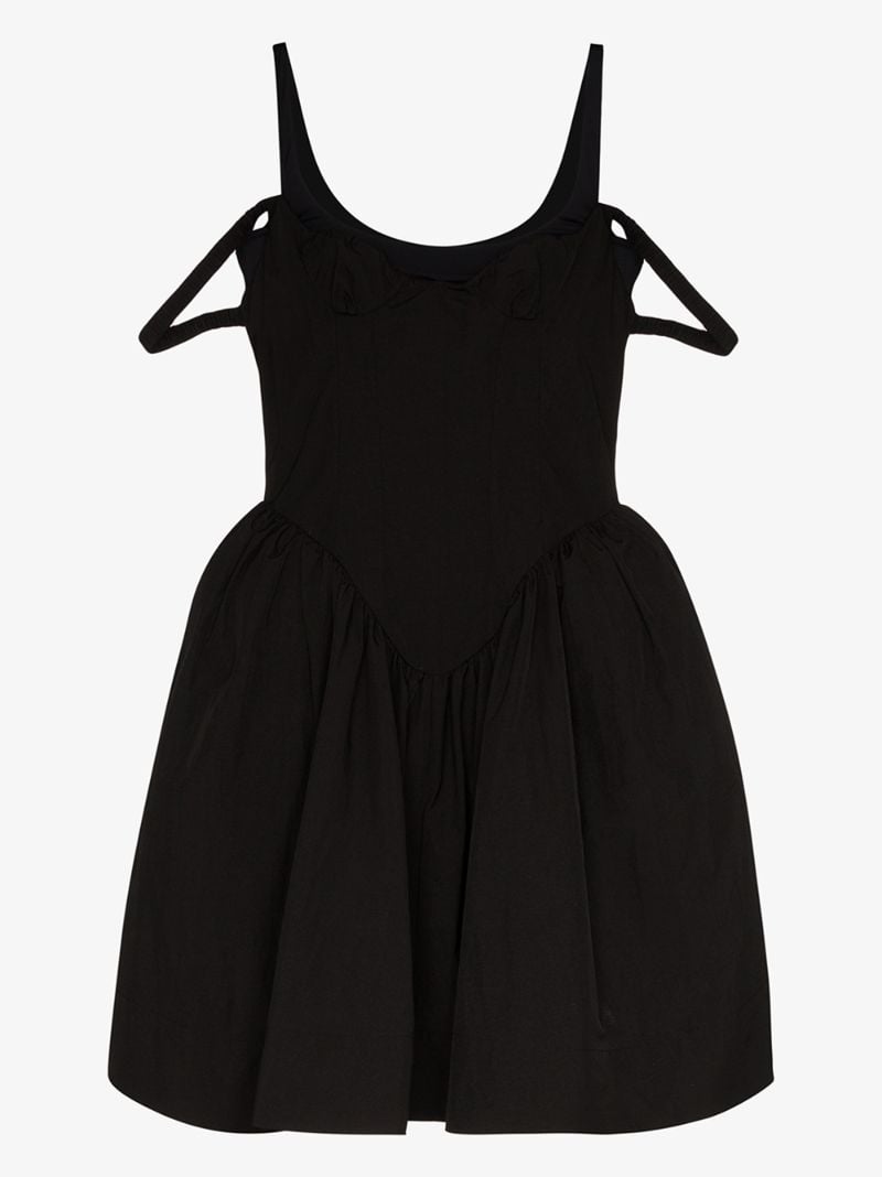 Double Strap Gathered Dress