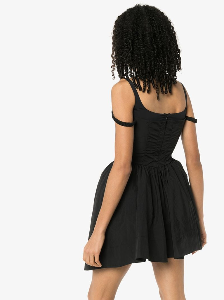 Double Strap Gathered Dress