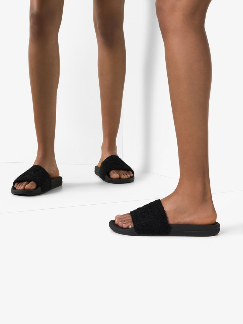 Black Sweater Techloom Slides